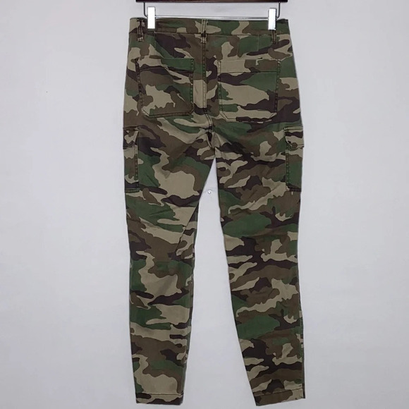 J. Crew Camo Toothpick Cargo Pants Ankle Length - Size 29 - Picture 4 of 7